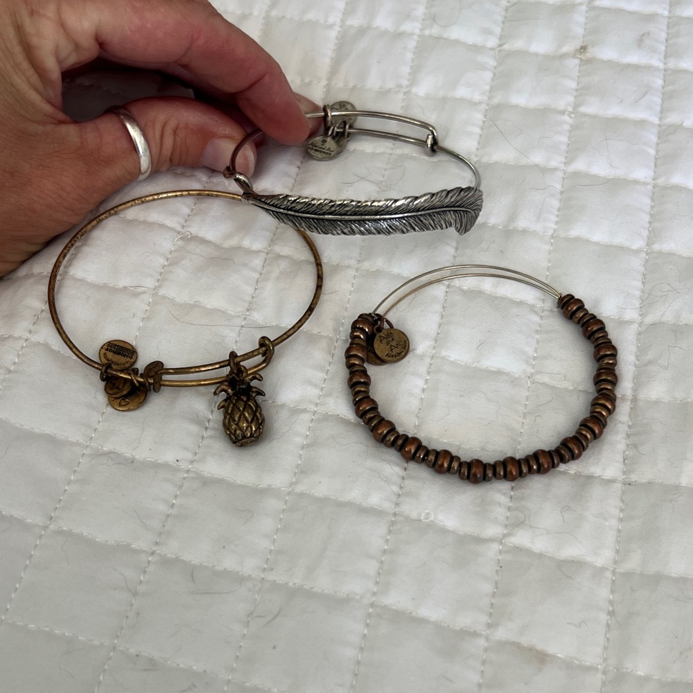 Alex and Ani Gold and Silver Charm Bracelets